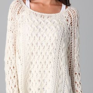 Free People | White Pegasus Sweater